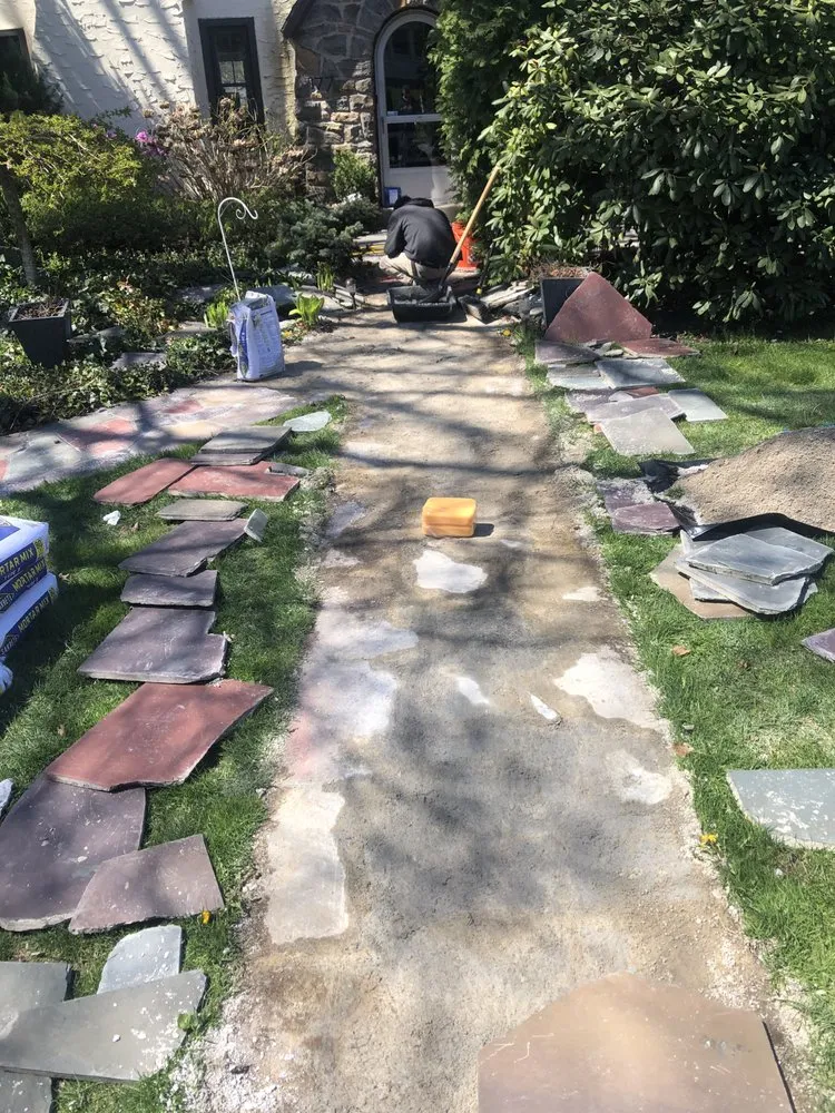 Expert residential landscaping for outdoor upgrades in Boston, MA by Aztec Paving & Masonry