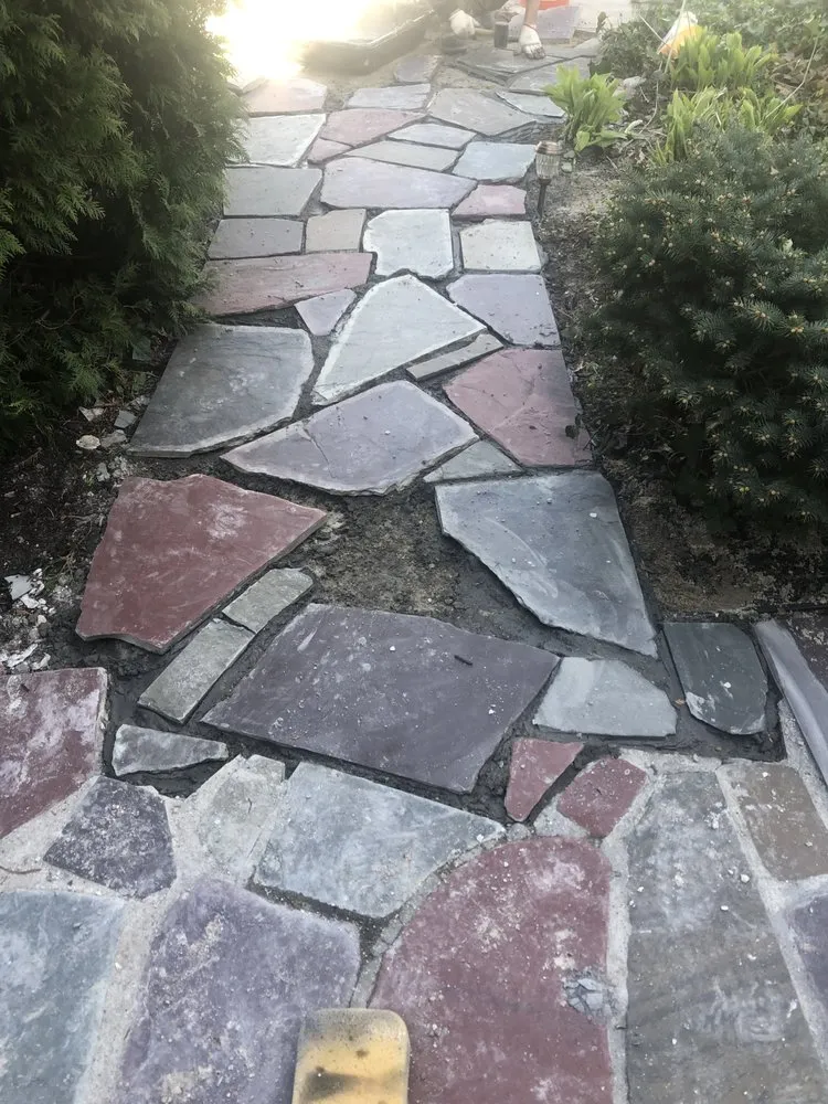 Top-rated garden landscaping for residential properties in Boston, MA by Aztec Paving & Masonry
