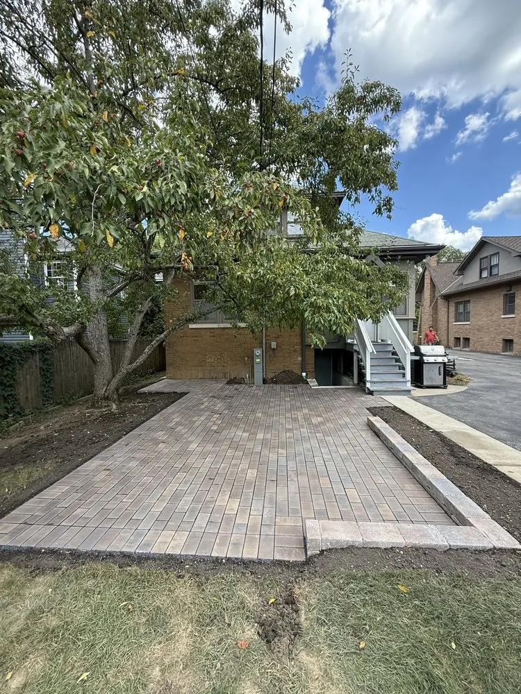 Expert landscape design in Chicago, IL by Aztec Stone Design Brick Paving