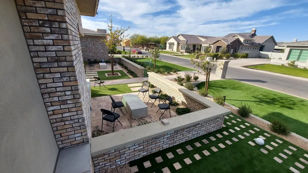 Local yard maintenance in Gilbert, AZ by Azul Design & Landscape