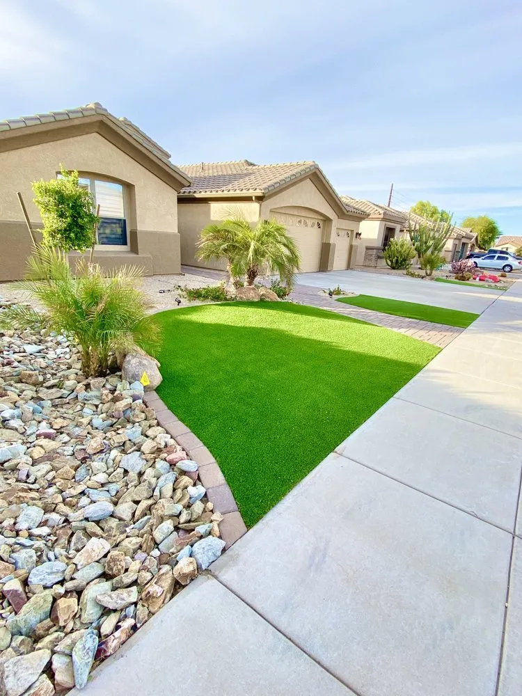 Custom landscaping services for residential properties in Gilbert, AZ by Azul Design & Landscape
