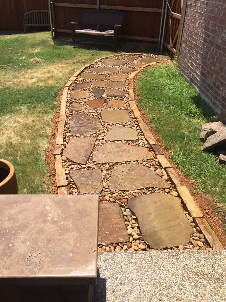 Custom landscape installation for residential properties across Plano, TX - Azul Landscaping Solutions