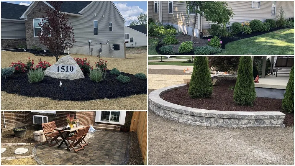 Custom outdoor landscaping in Painesville, OH by Azul Pine Landscapes