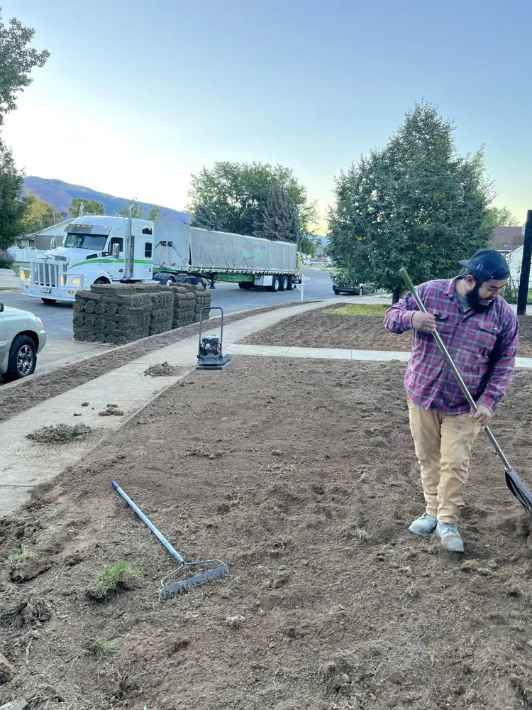 Professional lawn care service in Hooper, UT by Azure Skies