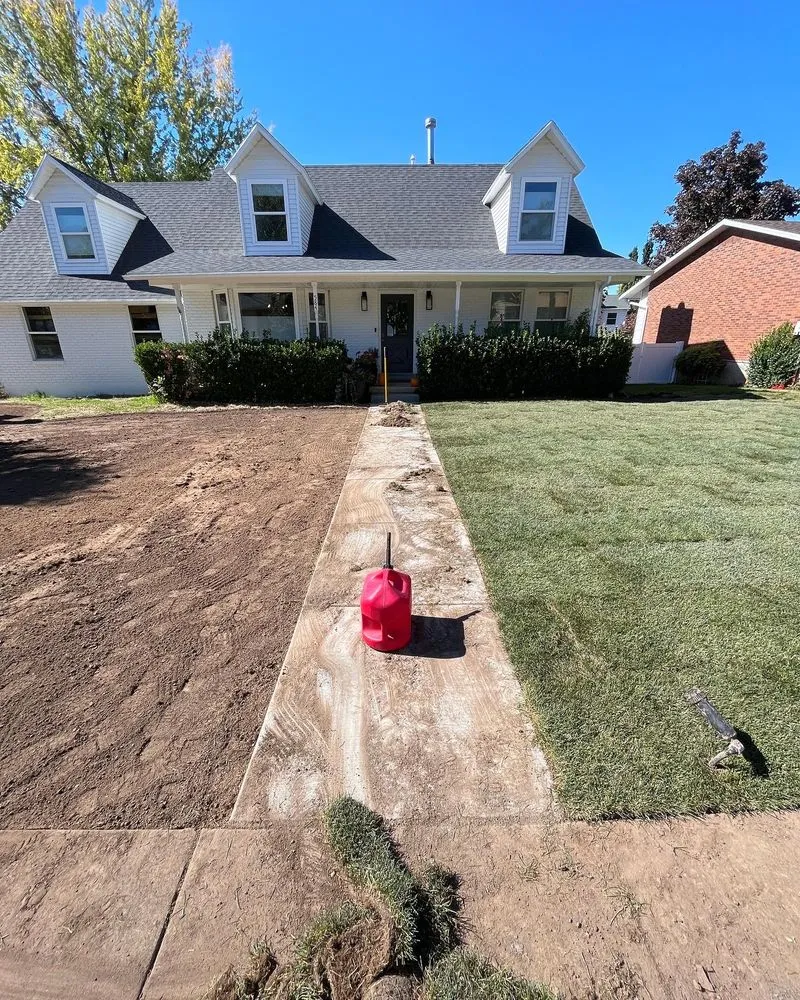 Expert outdoor landscaping for residential properties in Hooper, UT by Azure Skies