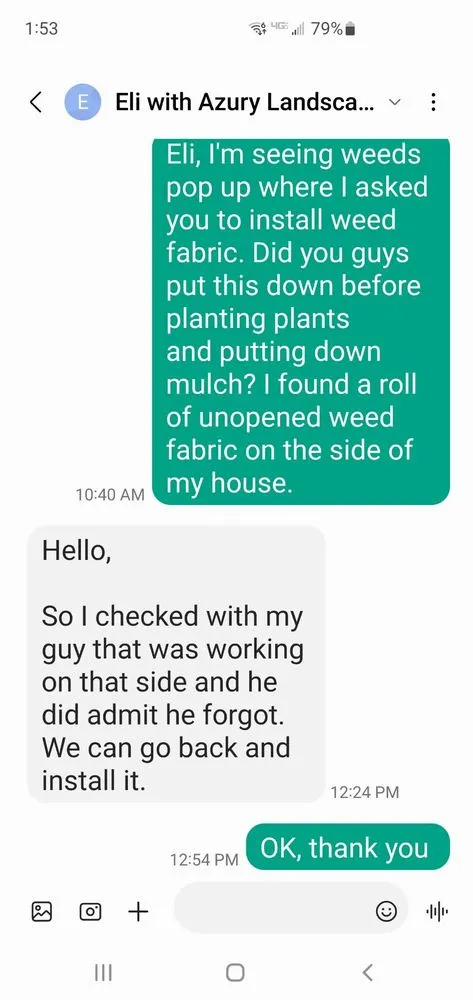 Expert lawn mowing service in La Habra, CA by Azury Landscaping