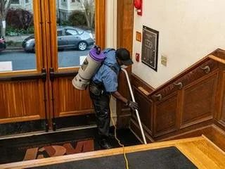 Expert outdoor landscaping with custom design in Upper Marlboro, MD by B & B Cleaning Services