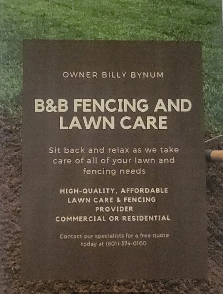 Professional landscape installation in Mize, MS by B & B FENCING AND LAWN CARE