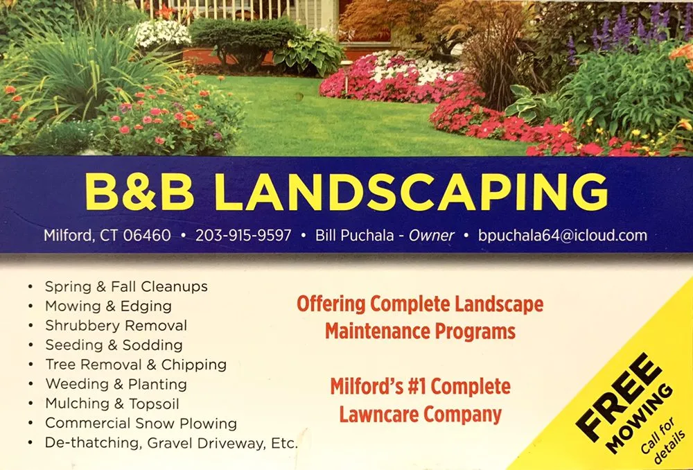 Expert outdoor landscaping in Milford, CT - B & B Landscaping