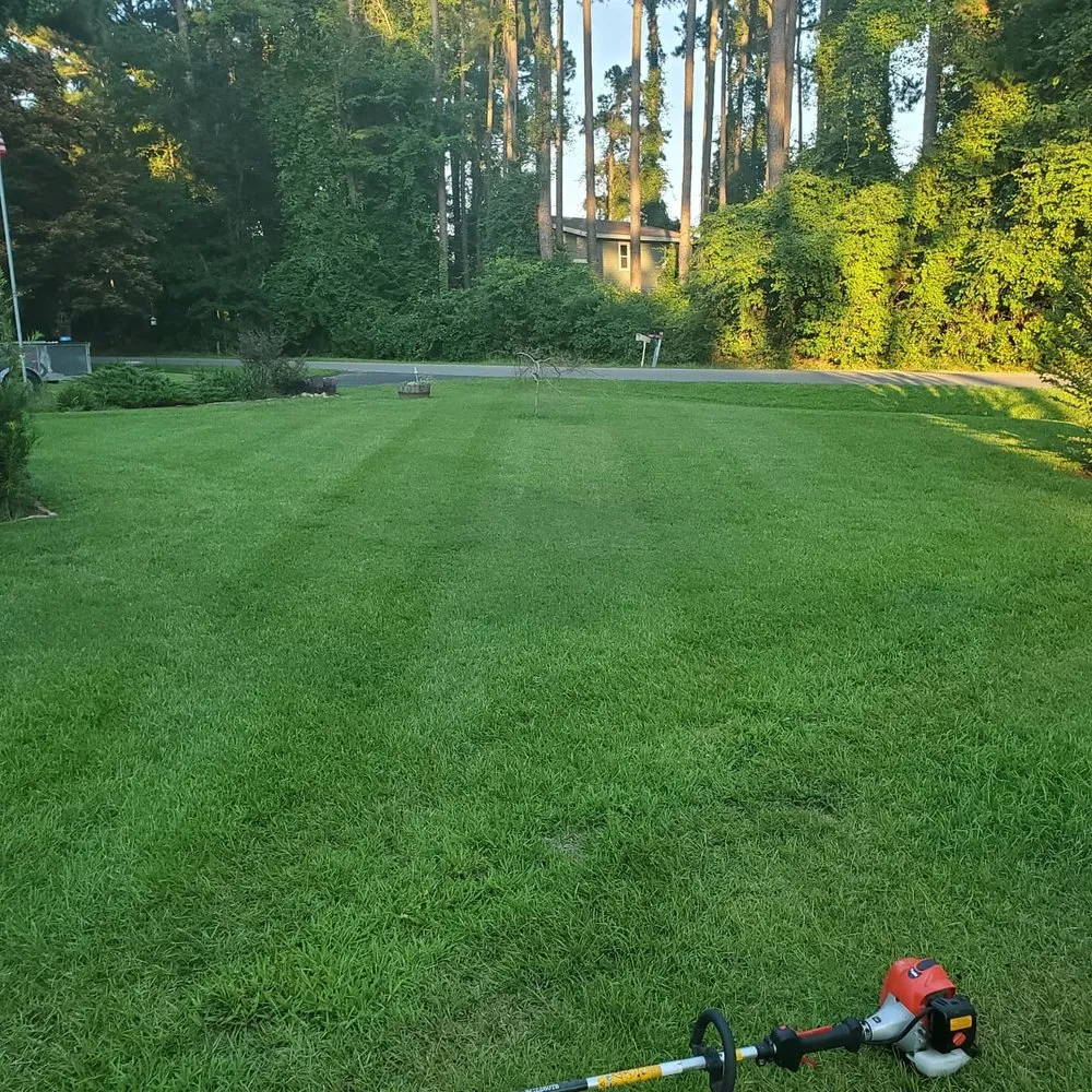 Professional lawn mowing service for year-round maintenance across Edenton, NC - B & C Lawn Care