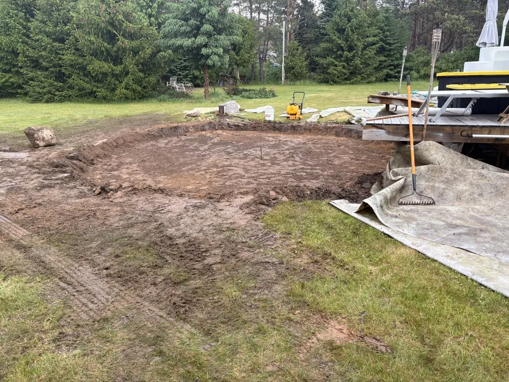 Custom outdoor landscaping in Tomahawk, WI by B & E Lawncare