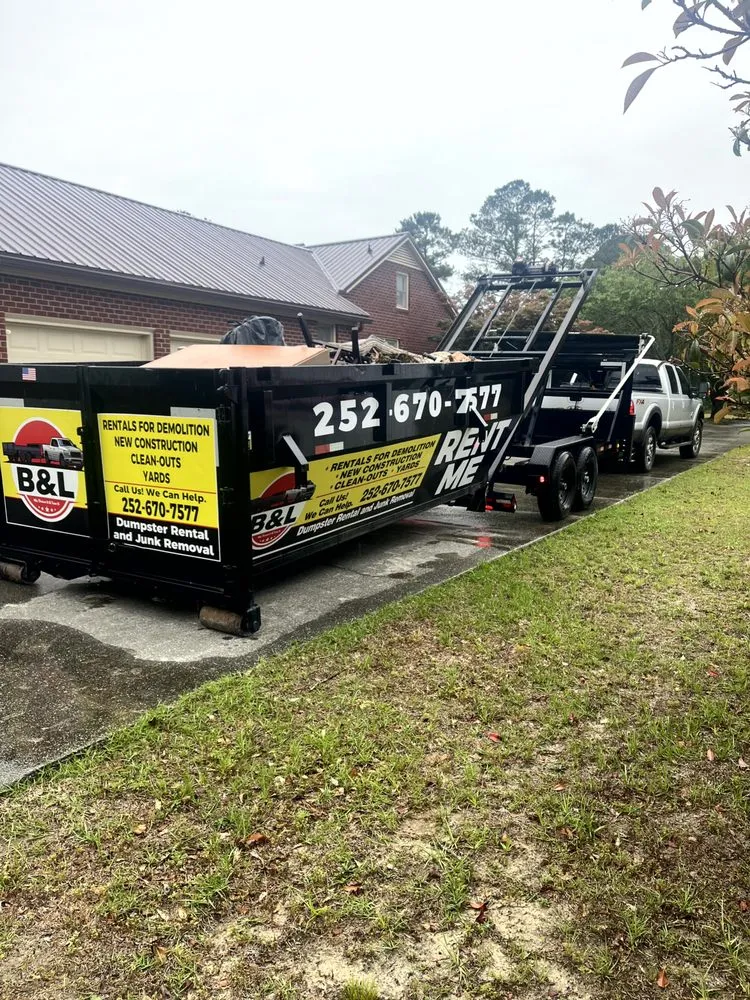 Professional landscaping services near you in Vanceboro, NC by B & L Dumpster Rental and Junk Removal