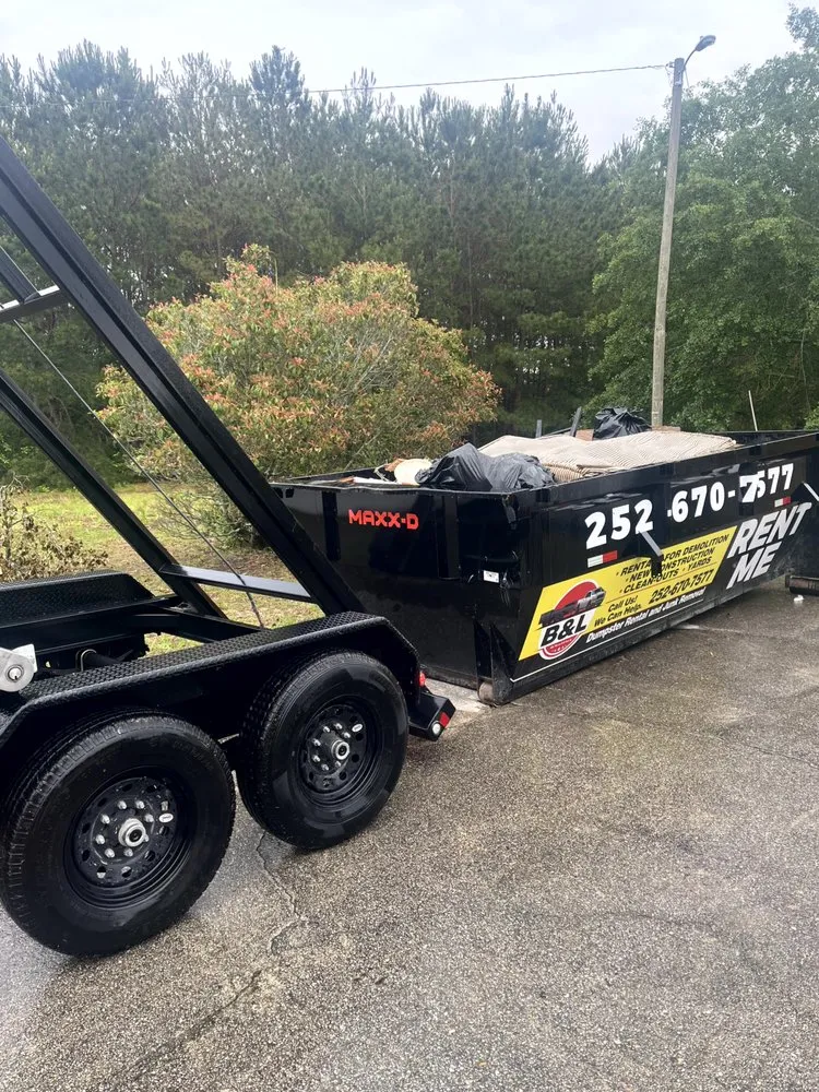 Expert garden landscaping with custom design across Vanceboro, NC - B & L Dumpster Rental and Junk Removal