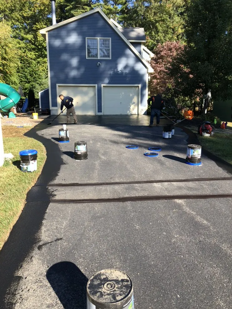 Top-rated lawn mowing service for homes across Rowley, MA - B & M Landscaping and Construction