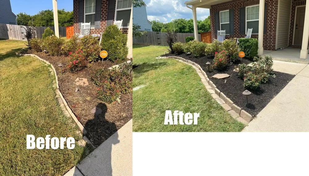 Custom landscaping services for beautiful yards in Green Hill, TN by B & M Landscaping
