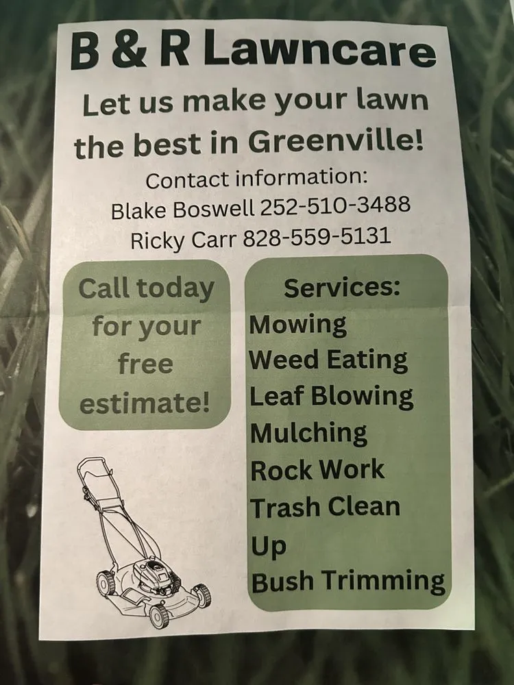 Top-rated garden landscaping with custom design in Greenville, NC by B & R Lawncare