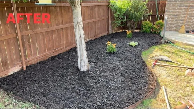 Trusted outdoor landscaping for homes in Midwest City, OK by B & T Lawn and Contracting