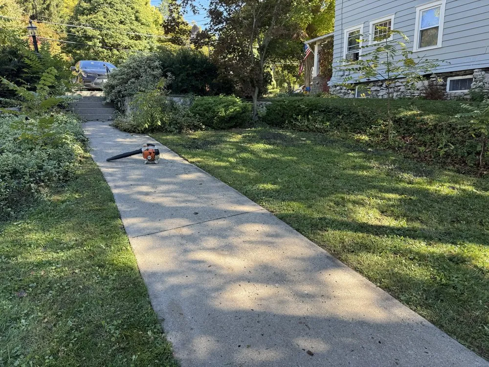 Custom outdoor landscaping in Bouckville, NY by B & W Precision Brothers Contracting