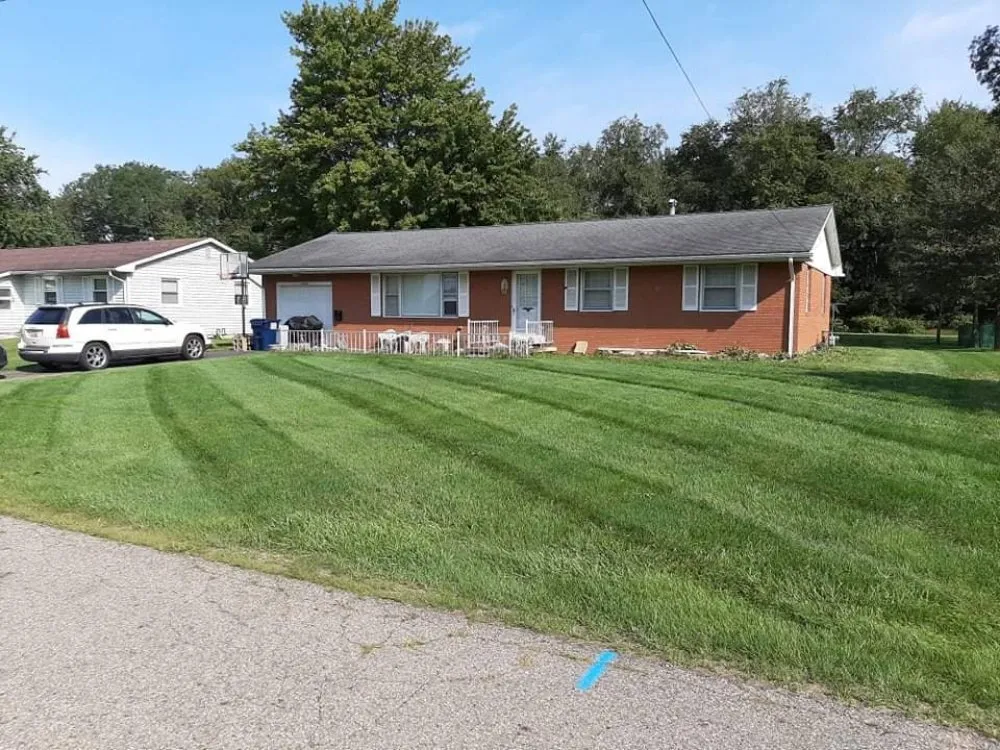 Custom landscape installation for beautiful yards in Newark, OH by B and M Landscaping and Property Preservation