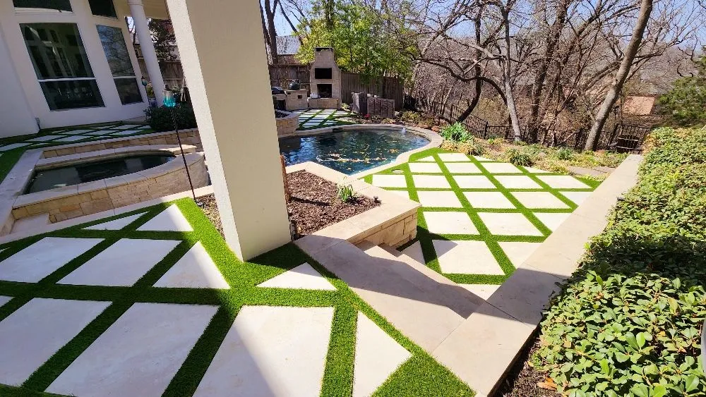 Professional landscape installation experts serving Carrollton, TX - B-Bros Synthetic Landscape
