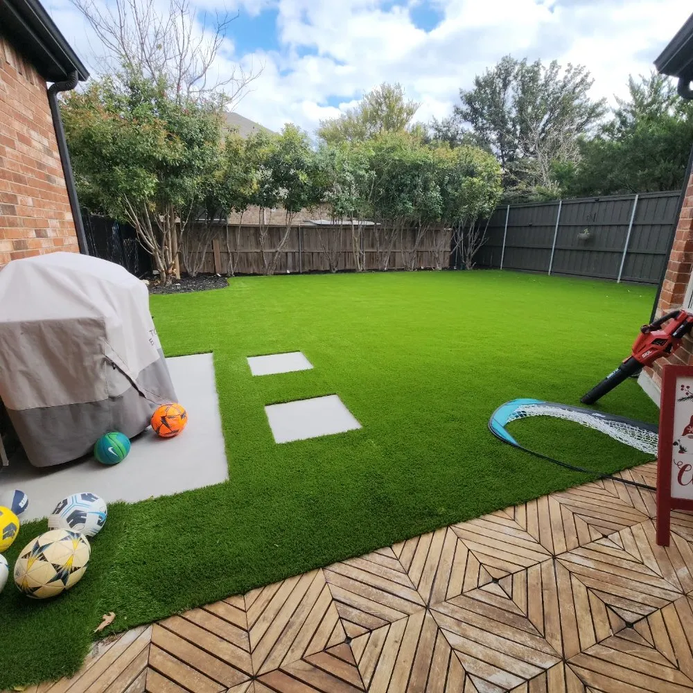 Trusted landscaping services in Carrollton, TX by B-Bros Synthetic Landscape