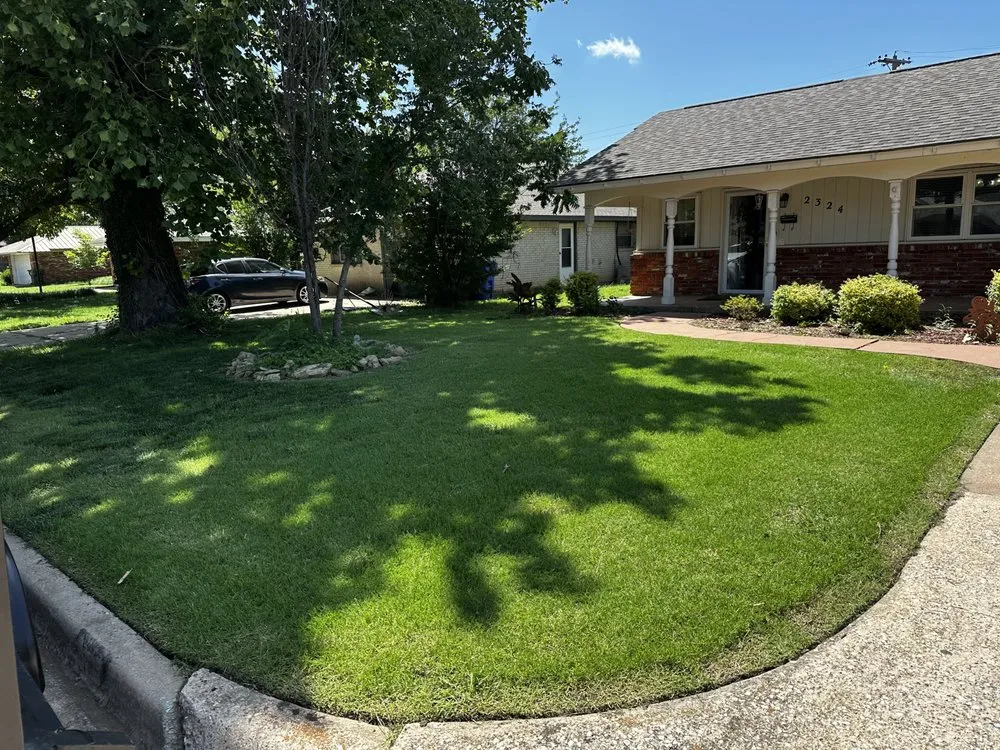 Trusted lawn mowing service in Oklahoma City, OK by B C Landscaping