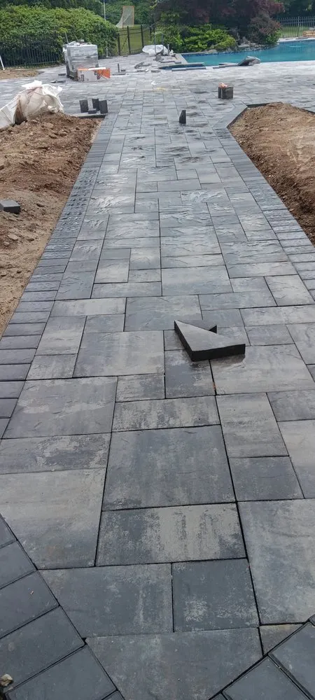 Affordable landscape installation in Coram, NY by B Installation