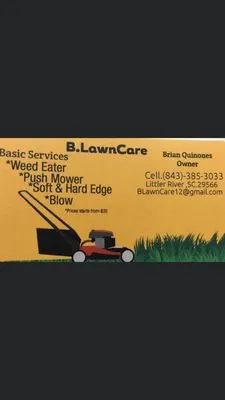 B LawnCare Logo