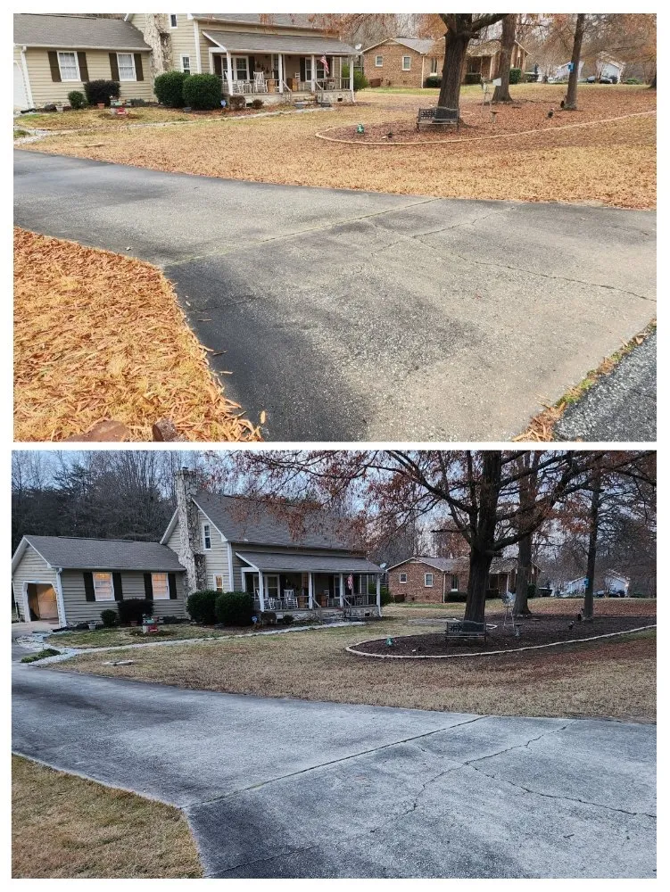Professional yard maintenance for residential properties in McLeansville, NC by B-Love's Lawn Care