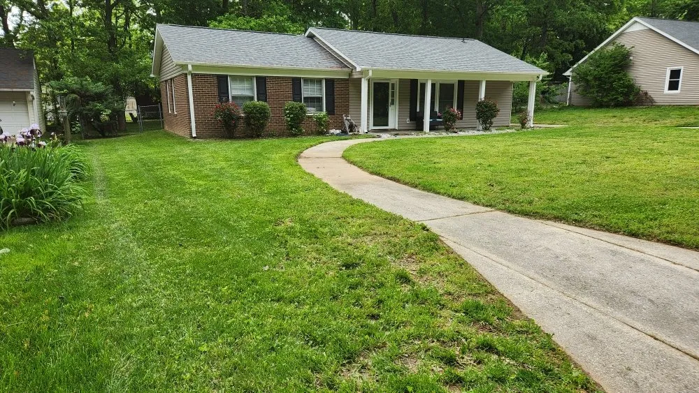 Professional lawn mowing service in McLeansville, NC - B-Love's Lawn Care