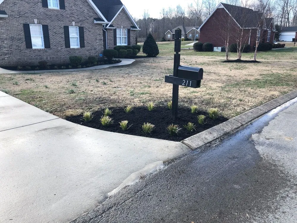 Expert landscape installation with custom design in Winchester, TN by B Mo’s Lawn Care