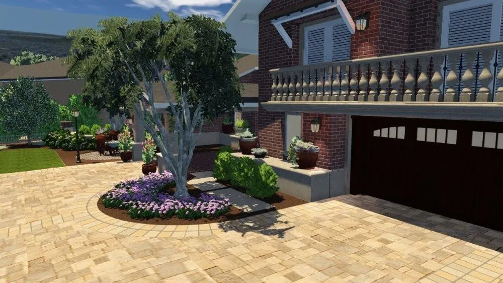 Custom residential landscaping in Lake Forest, CA by B Rose & Associates