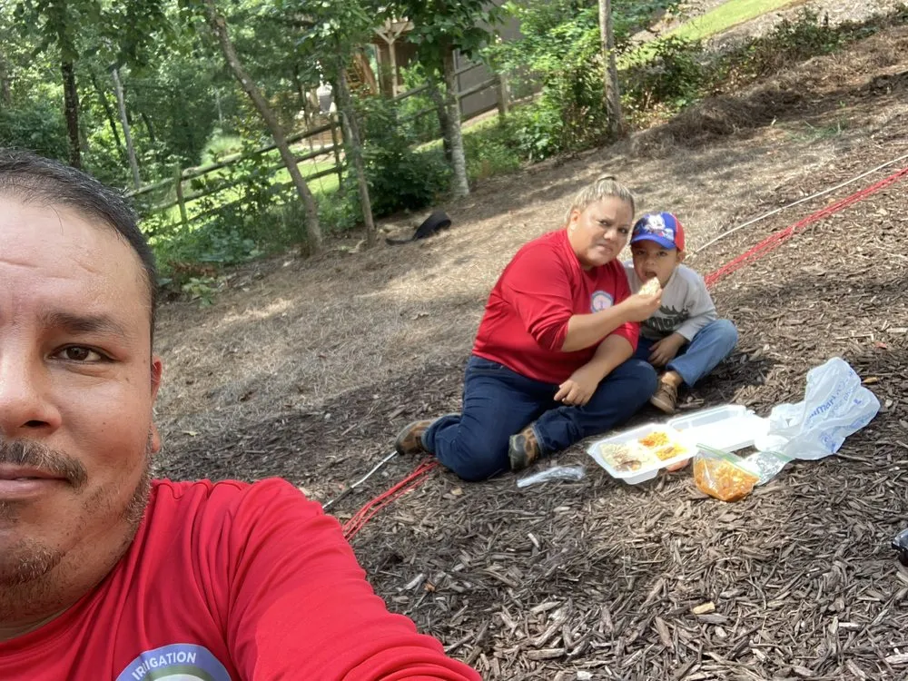 Professional residential landscaping in Dallas, GA by B&A irrigation And  Landscape Lighting