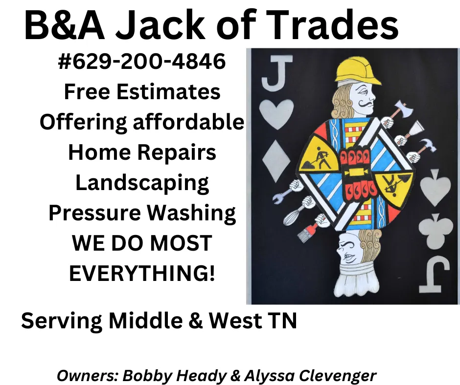 Custom lawn mowing service for outdoor upgrades in Paris, TN by B&A Jack Of Trades