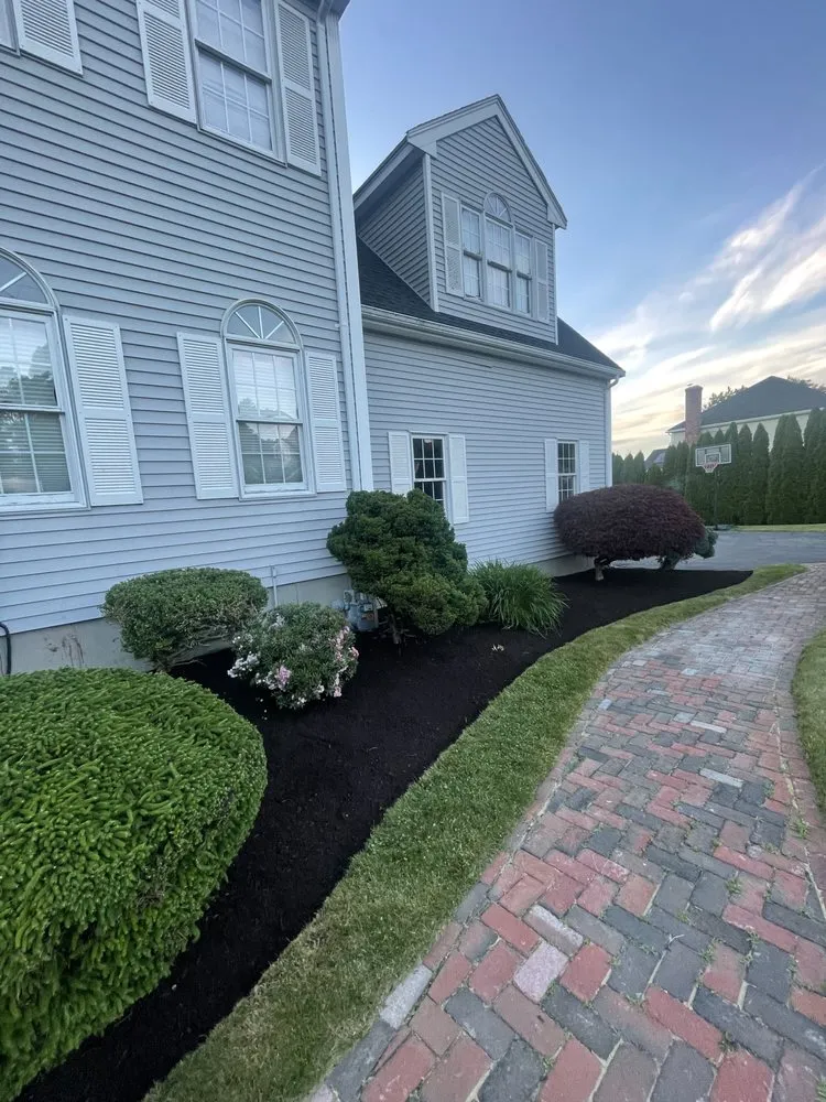Custom garden landscaping for homes across Clinton, MA - B&A Landscaping