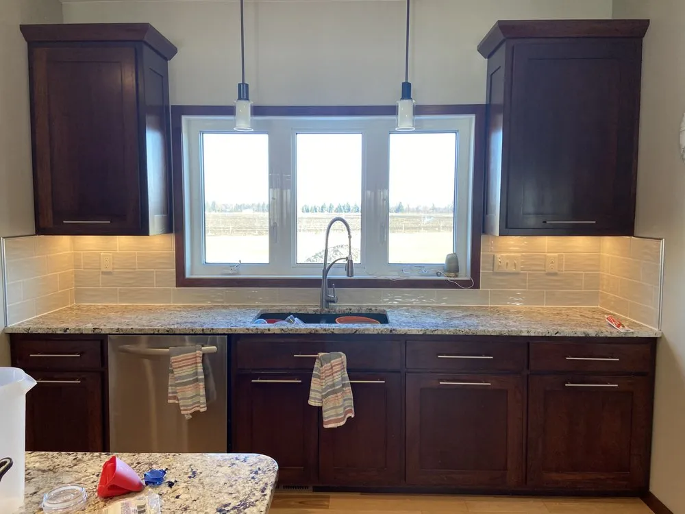 Affordable landscape installation for homes in Grand Forks, ND by BA Tile and Landscape