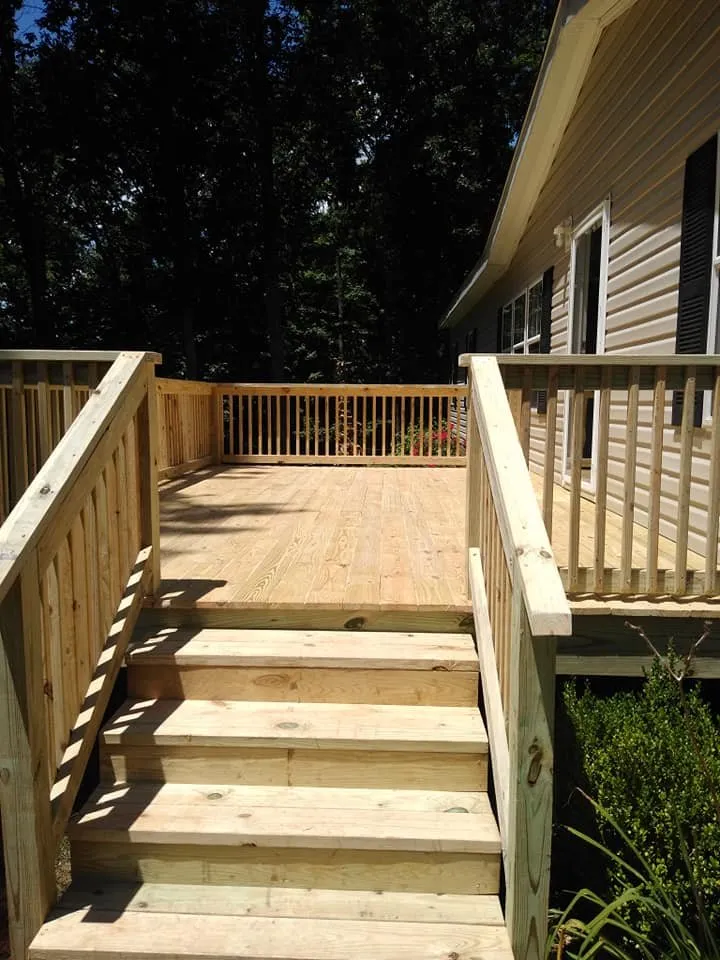 Custom yard maintenance in Candler, NC by Babcat Fence and Deck