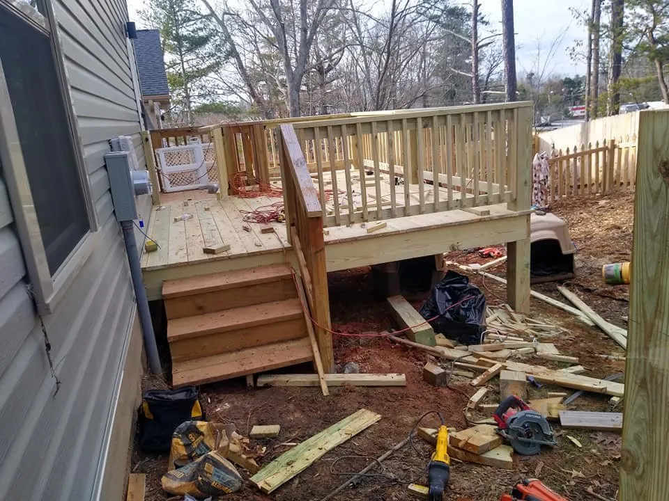 Professional yard maintenance in Candler, NC by Babcat Fence and Deck