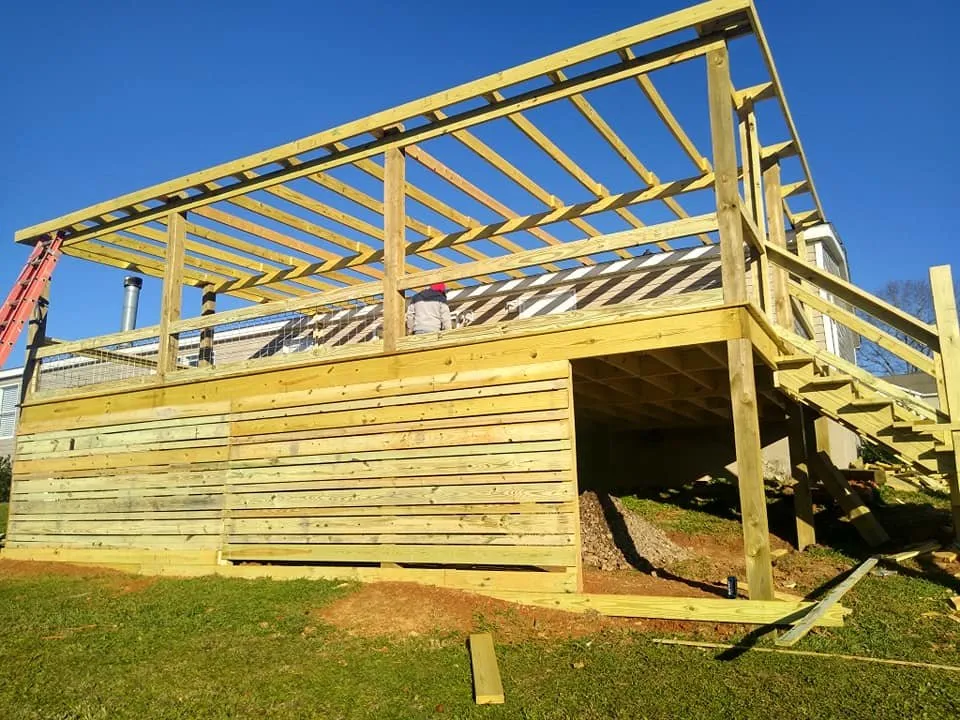 Expert landscape installation in Candler, NC by Babcat Fence and Deck