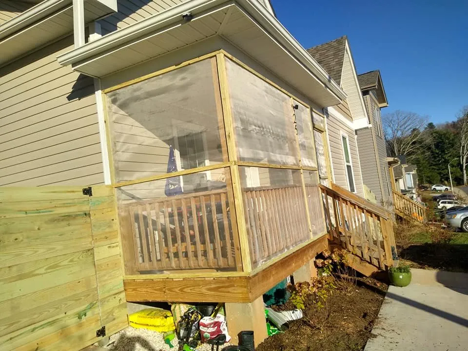 Trusted landscape installation for homes in Candler, NC by Babcat Fence and Deck