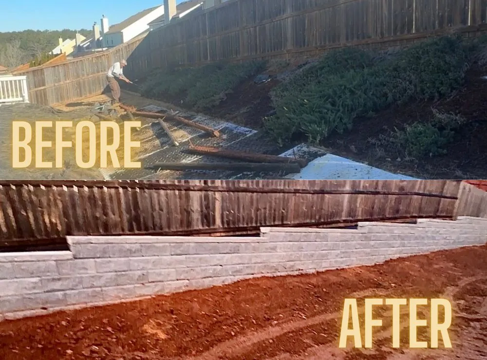 Affordable yard cleanup service with custom design in Gainesville, GA by Back 2 Eden