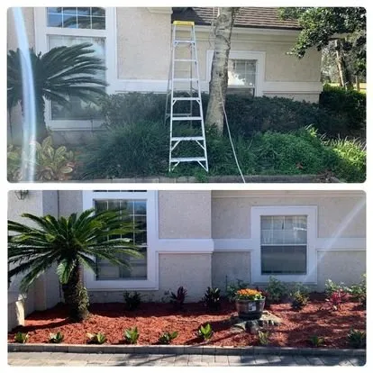 Local garden landscaping in Jacksonville, FL by Back 2 Life Property Management Solutions