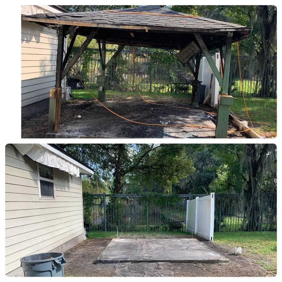 Professional landscape installation for homes across Jacksonville, FL - Back 2 Life Property Management Solutions