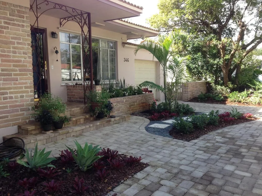 Top-rated landscape installation for homes in Miami, FL by Back 2 Nature Landscape Design