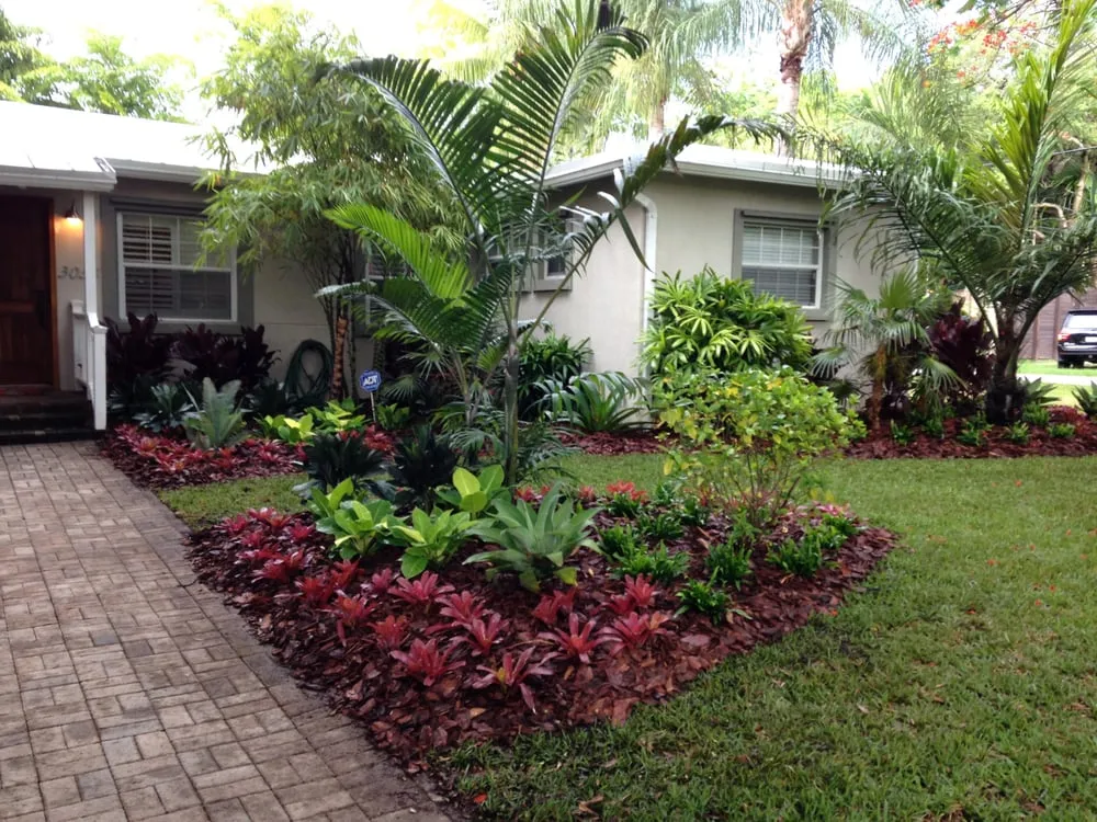 Reliable garden landscaping for year-round maintenance in Miami, FL by Back 2 Nature Landscape Design