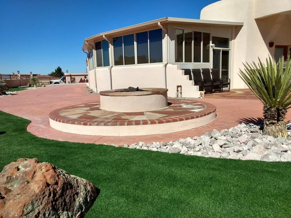 Custom landscape design in Rio Rancho, NM - Back Breakers Landscape & Maintenance