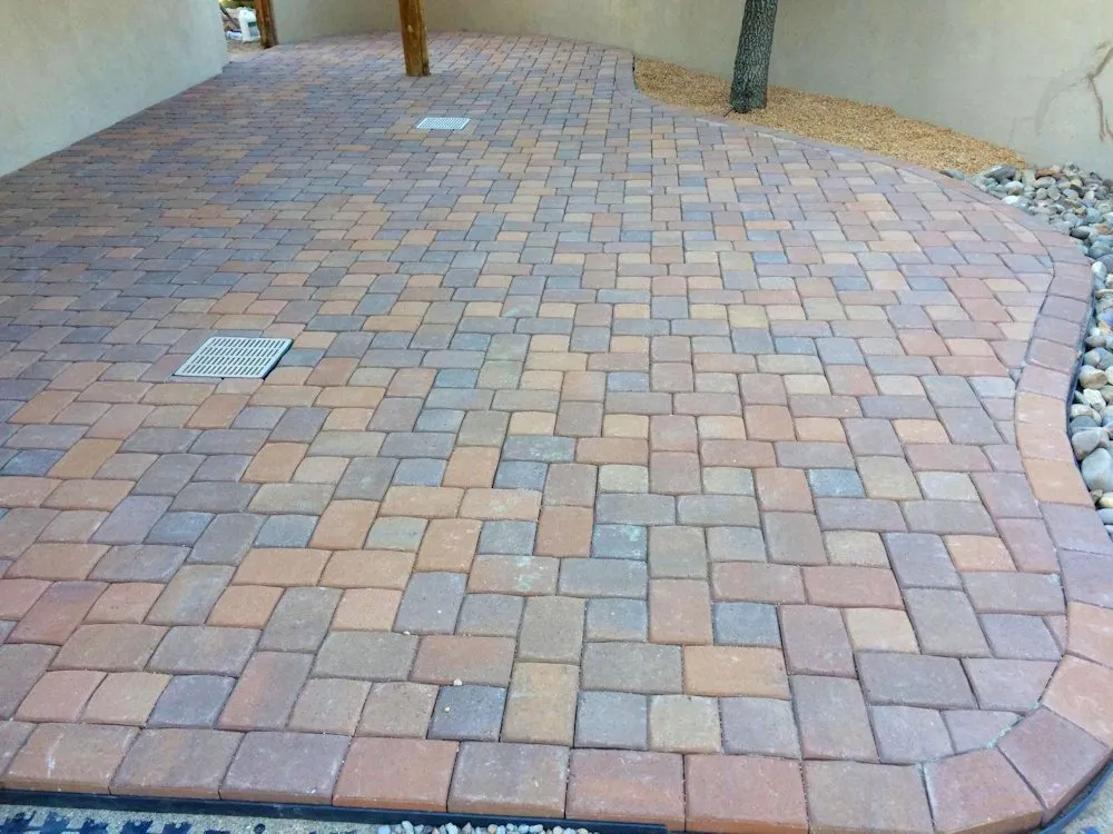 Custom landscape installation in Rio Rancho, NM by Back Breakers Landscape & Maintenance