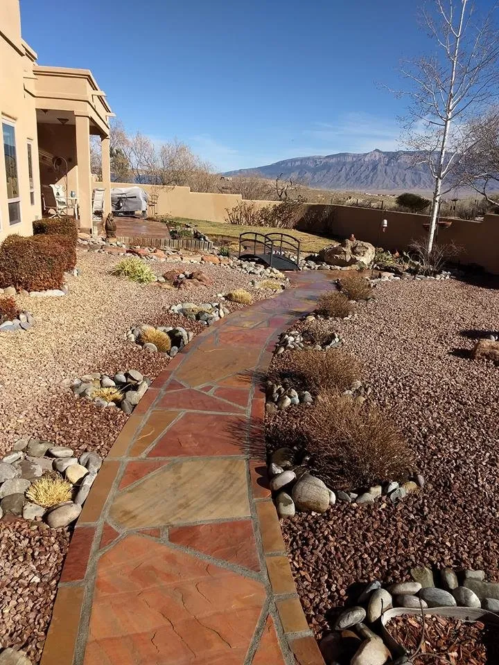 Professional outdoor landscaping for year-round maintenance across Rio Rancho, NM - Back Breakers Landscape & Maintenance