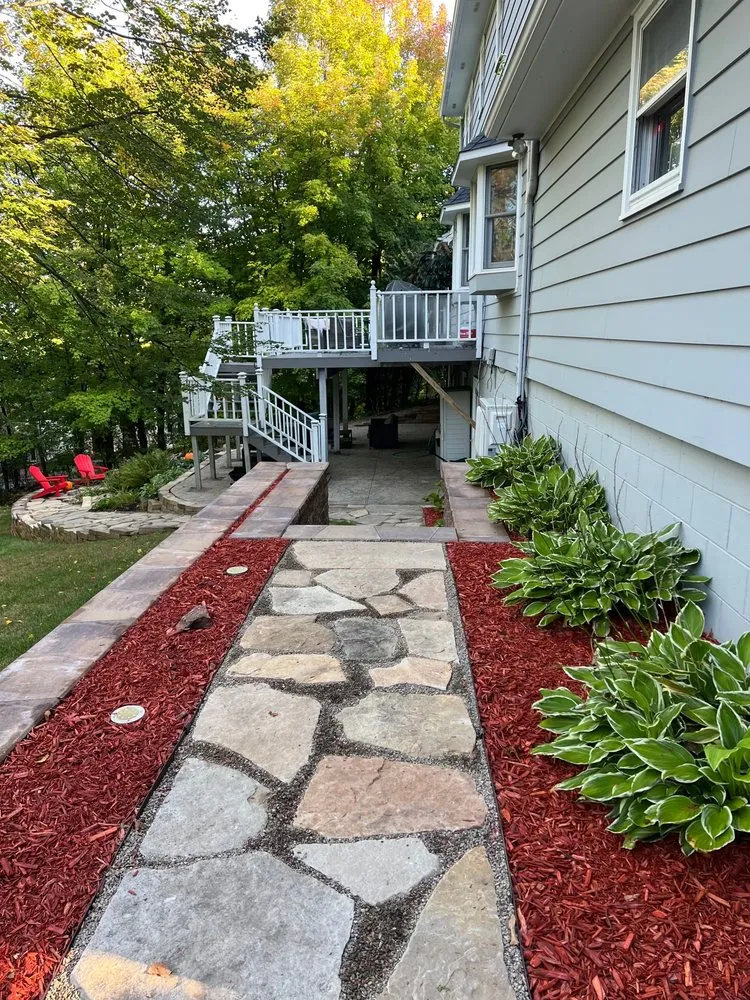 Professional lawn care service with custom design in Mosinee, WI by Back Country Building and Landscaping