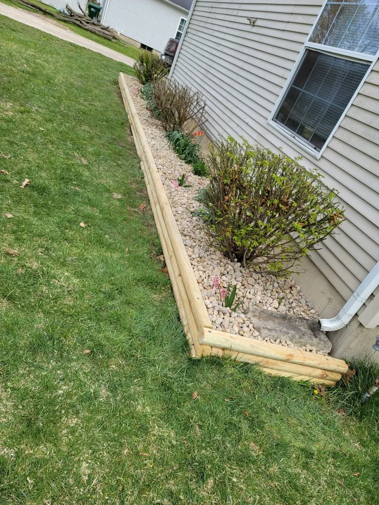 Custom outdoor landscaping in Osceola, IN - Back Hurt's Lawn Care